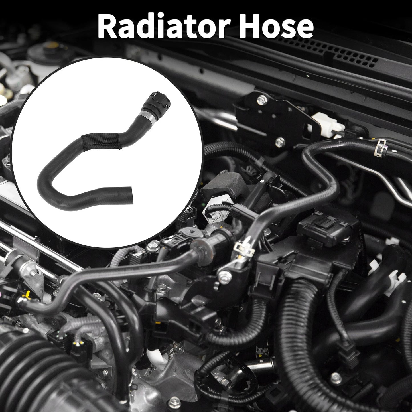 Radiator Hose Coolant Pipe for Audi A4 Quattro (2009–2016) No. 8K1819376J Rubber