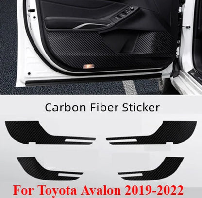 4 x Door Anti Kick Pad Panel for Toyota Avalon (2019–2022)
