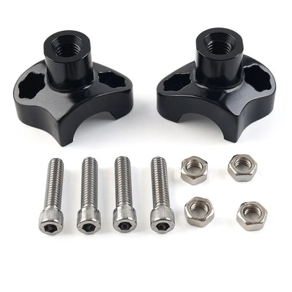 7" Tall Handlebar Risers for Harley Softail Dyna Street Bob Sportster