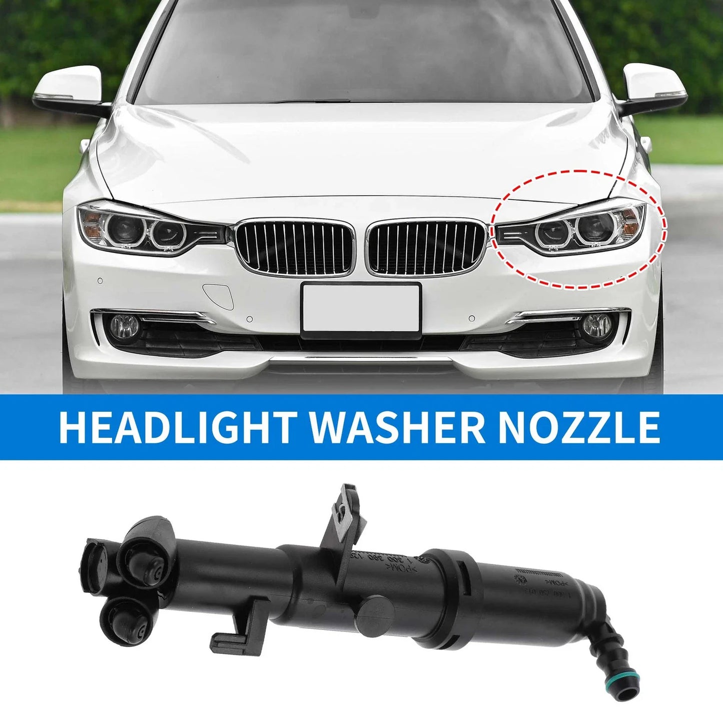 Front Left Headlight Washer Nozzle for Mercedes-Benz S350 (2006-2010)