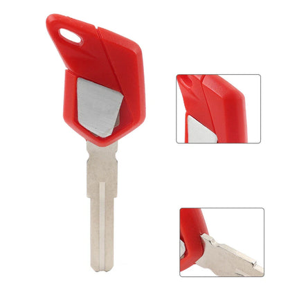 Uncut Blade Blank Key Red for MV Agusta F4 1000 Brutale (2004-2019)