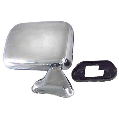 Set of 2 Chrome Side Door Mirrors for Toyota Hilux (1983–2004)