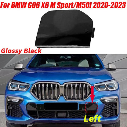Left Front Bumper Tow Hook Eye Cap Cover for BMW X6 (2020–2023)