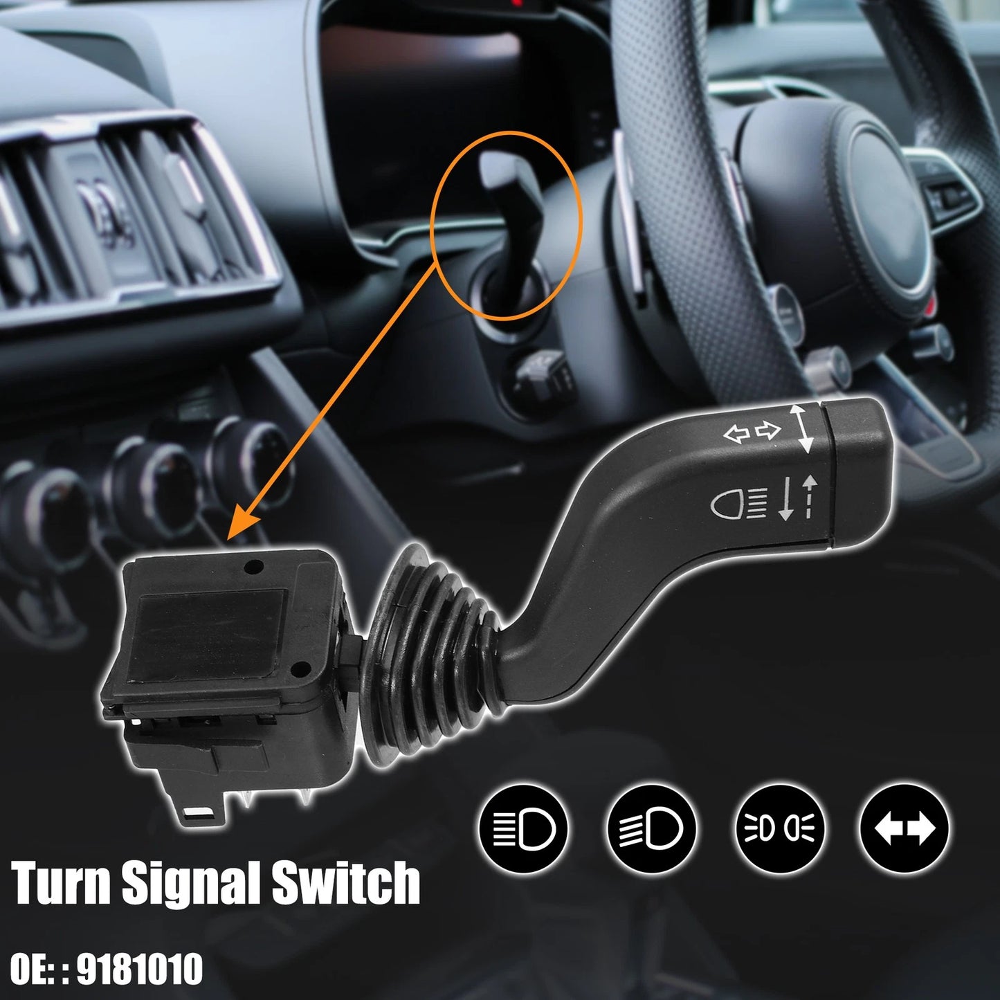 Turn Signal Switch for Opel Corsa B (1993–2000) 9181010
