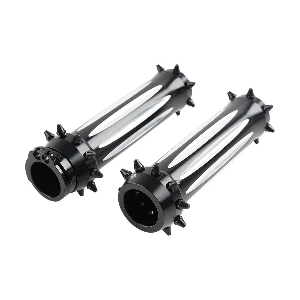 1'' Spikes Motorcycle Front Hand Grips for Harley Touring Dyna Softail