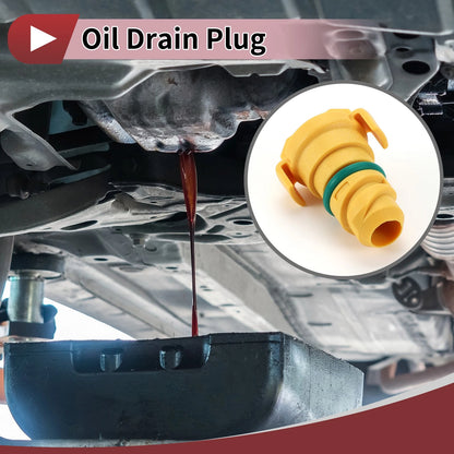Set of 1 Oil Drain Plug for Ford F-250 F-350 F-450 F-550 Super Duty (2011–2012)
