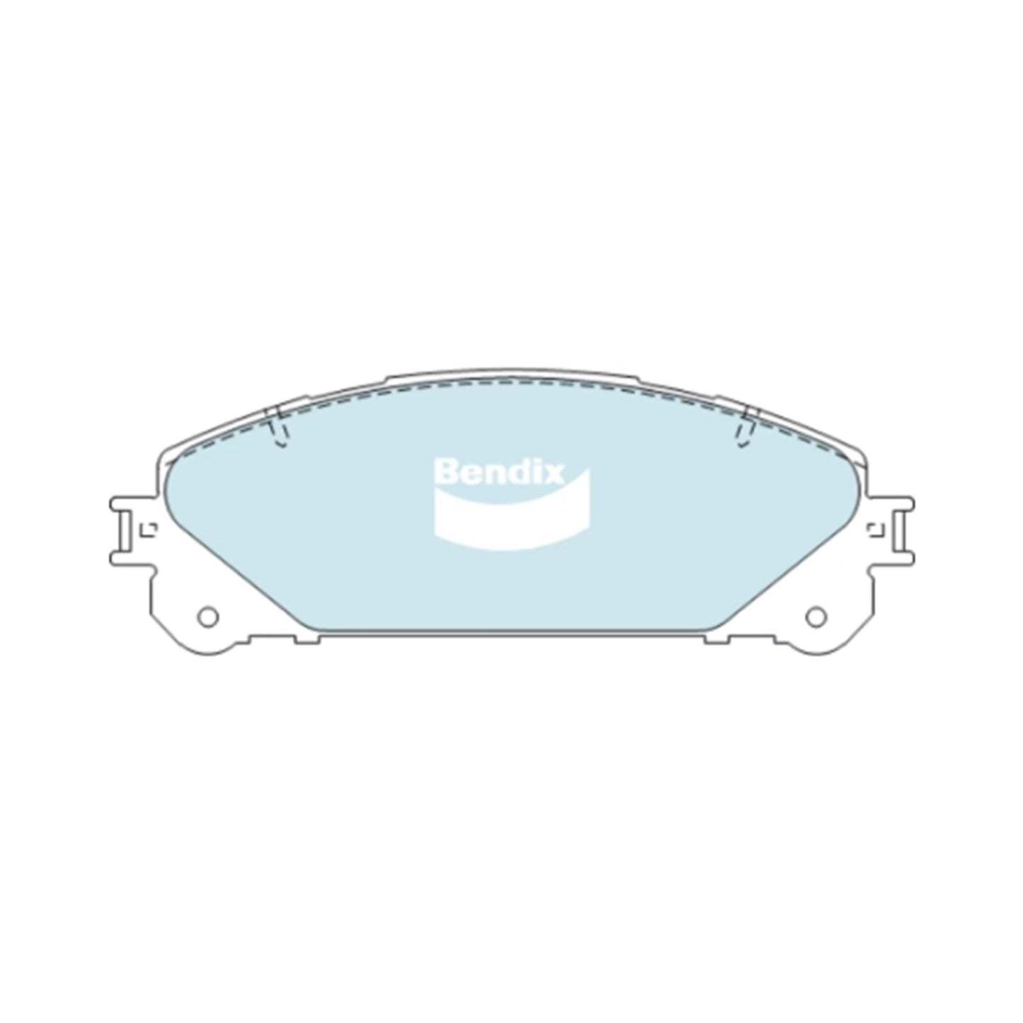 Set of 4 Front Disc Brake Pads for Toyota Kluger (2007–2020)