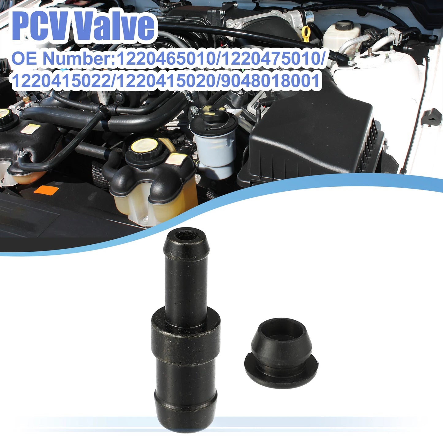 PCV Valve Grommet Kit for Toyota 4Runner 3.0L (1990–1995) No. 1220465010/1220475010