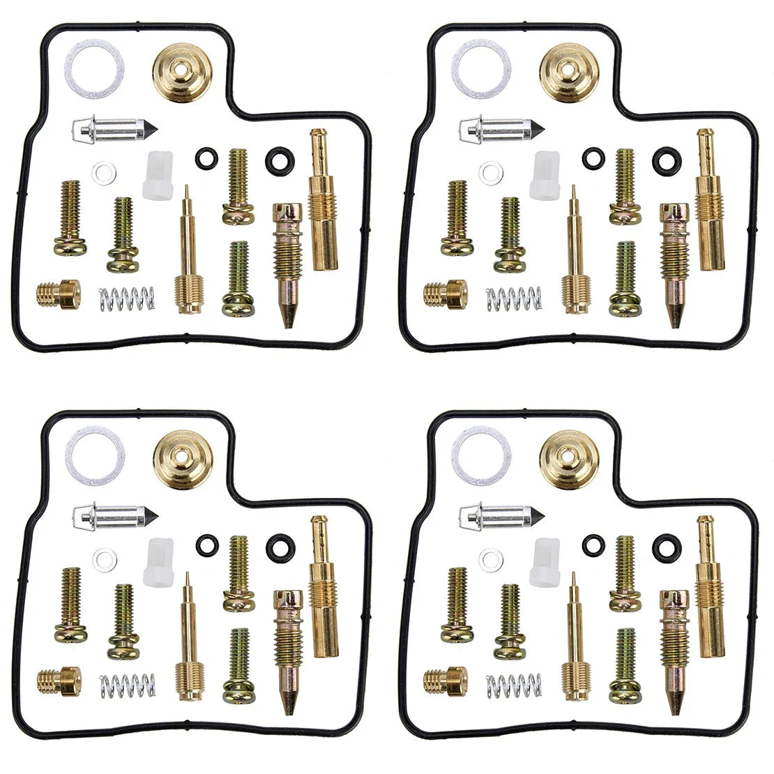 4 x Carburetor Repair Kit for Honda NT650 Hawk GT650 (1988-1991)