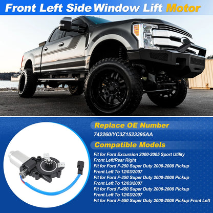 Front Left Power Window Motor 742260/YC3Z1523395AA for Ford Excursion (2000–2005)