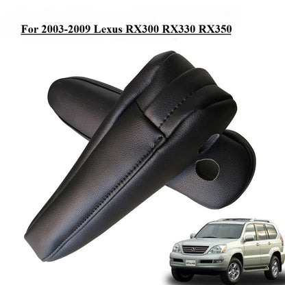 2 x Seat Side Armrest PU Leather Cover for Lexus RX300 RX330 RX350 (2003–2009)
