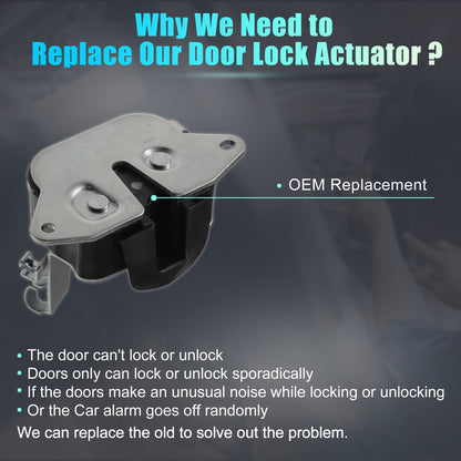 Rear Liftgate Door Lock Actuator Motor for Chevrolet Silverado, GMC Sierra