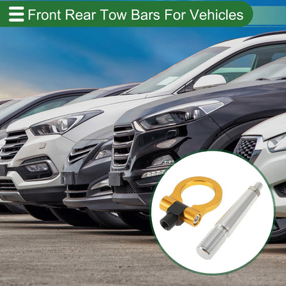 Tow Hook for Mitsubishi Lancer EX (2007–2012) 23.6mm Aluminum Alloy Gold Tone