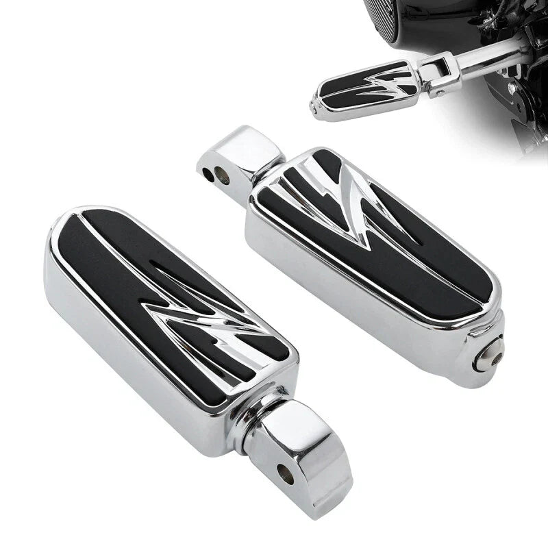 Chrome Passenger Pegs for Harley Softail Heritage Classic (2018-2025)