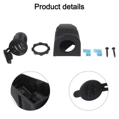 Socket / 12-24V / Dustproof Socket for Boat Motorhome Camper Van Caravan