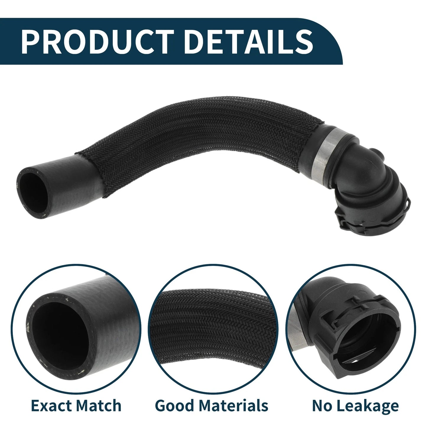 Radiator Hose for BMW Mini Cooper (2020–2023) No. 17128658481 Rubber