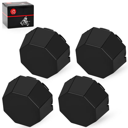 Set of 4 Matte Black Hub Cap Covers for Polaris Sportsman 570 (2015–2025)