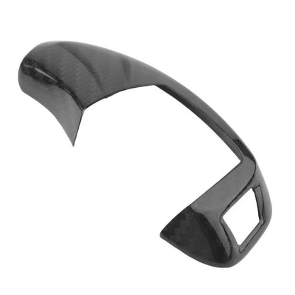 5X Carbon Fiber Look Steering Wheel Cover Trim for BMW 5 Series E60 E61 (2003–2010)