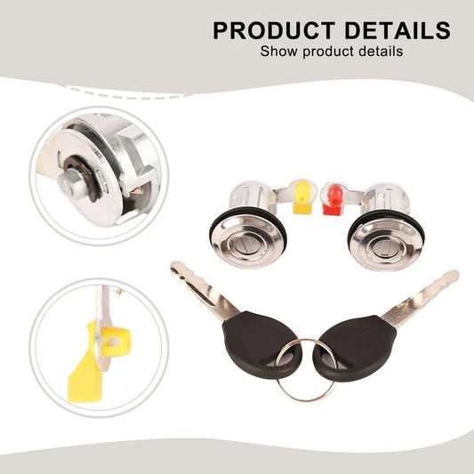 Door Lock Cylinder With Key Set Left Right for Nissan Altima (1998–2003)