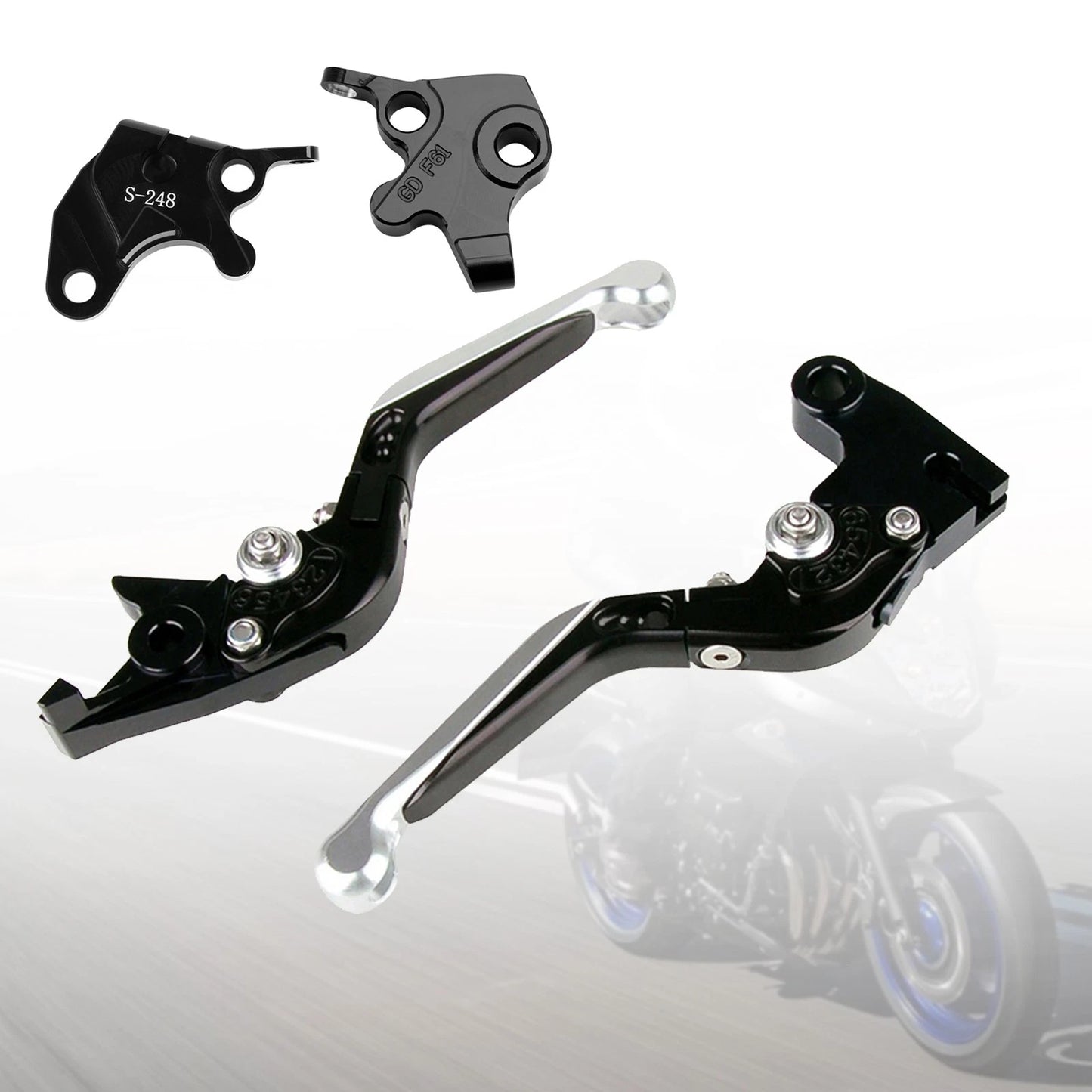Foot Pegs for Honda CR125 CR250 CR500 Yamaha YZ125 YZ250 WR250 (Year Range)