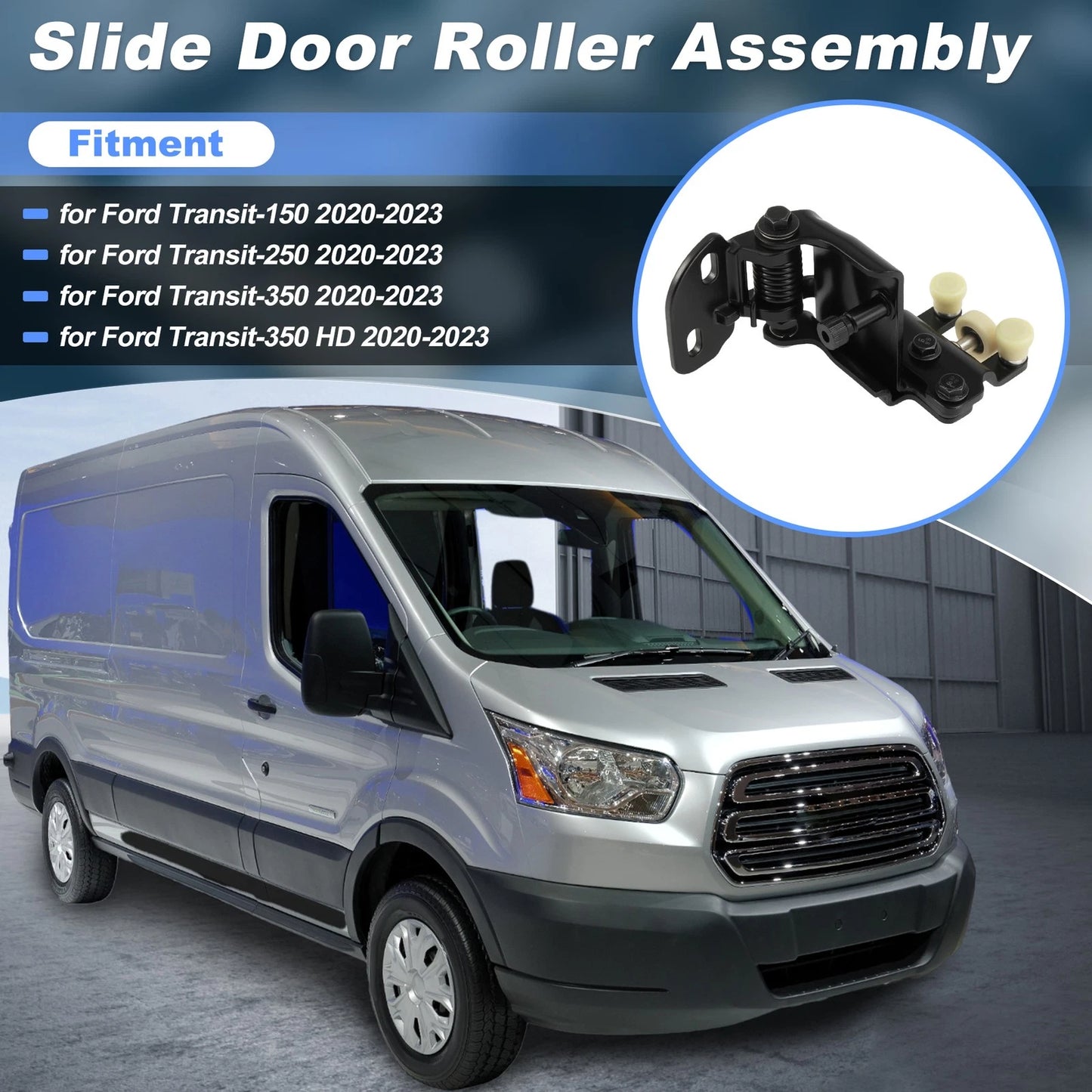 Sliding Door Roller Guide Middle Left for Ford Transit-150 (2015–2023) KK3Z-1525028-R