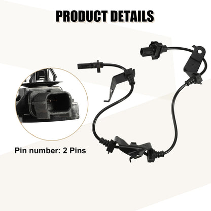 1pc ABS Wheel Speed Sensor No.57450TK4A01 for Honda Acura TL (2009–2014)