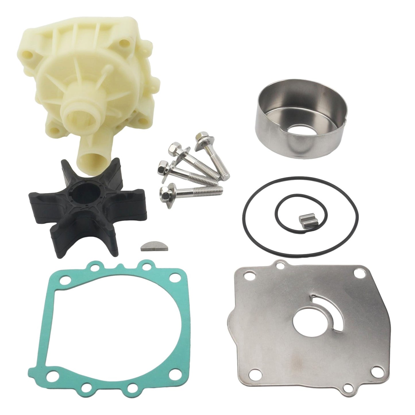 Water Pump Rebuild Service Kit for Yamaha 2 Stroke 115-130 HP (1990–2023)