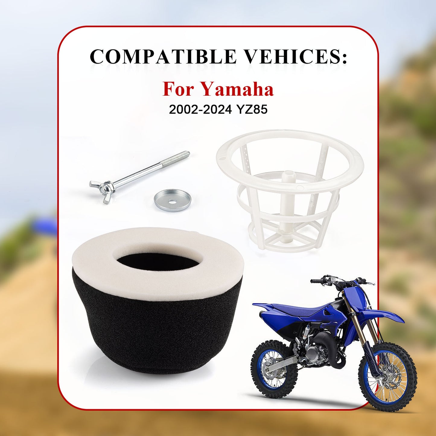 Air Filter Cage Guide Bolt Kit for Yamaha YZ85 (2002–2024)