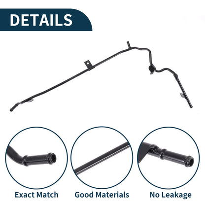 Radiator Hose Coolant Pipe for Audi A3 (2004–2012) 1Pcs Iron Black