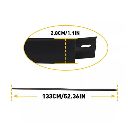 2X Roof Drip Molding Trim Rubber for Toyota Tundra Double Cab (2007–2020)
