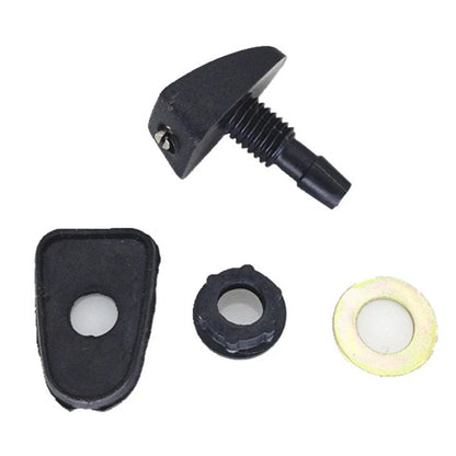 2 x Car Windshield Wiper Jet Water Sprayer Washer Spray Nozzle Sprinkler Black