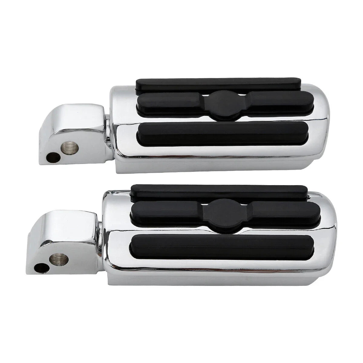 Chrome Rear Foot Pegs for Harley FXFB Fat Bob 2018-2025 ()