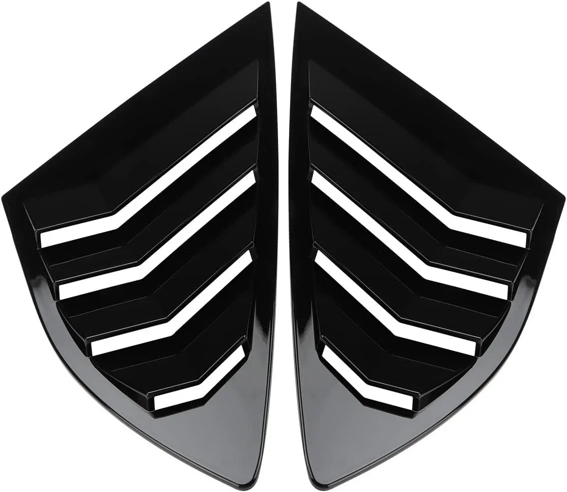 Pair / Rear Side Window Louvers Cover for Ford Fusion Mondeo (2013–2022)