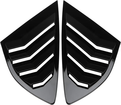 Pair / Rear Side Window Louvers Cover for Ford Fusion Mondeo (2013–2022)