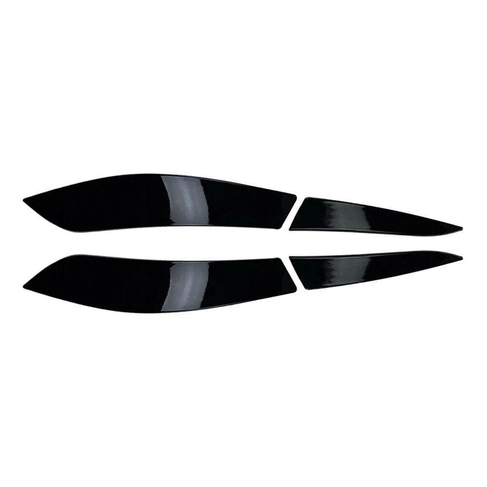 Rear Tail Light Eyebrow Cover Trim for VW Golf 6 MK6 2008-2013 Glossy Black