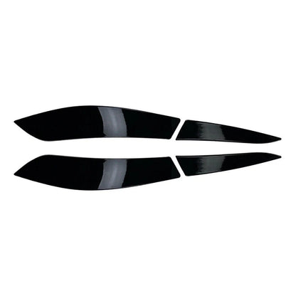 Rear Tail Light Eyebrow Cover Trim for VW Golf 6 MK6 2008-2013 Glossy Black