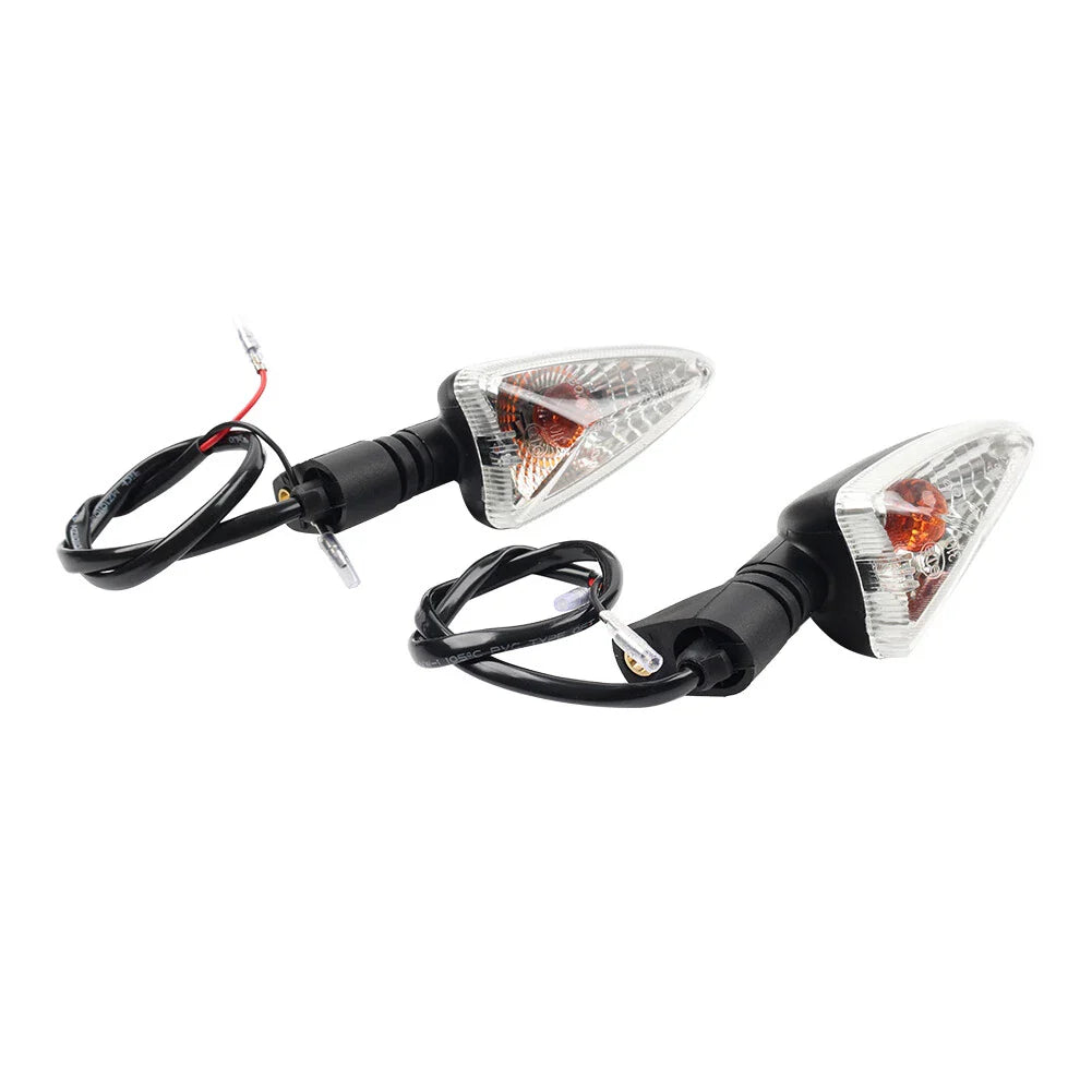 Clear Front Rear Turn Signal Lights for Daytona 675, 675R, Tiger 800, 1050