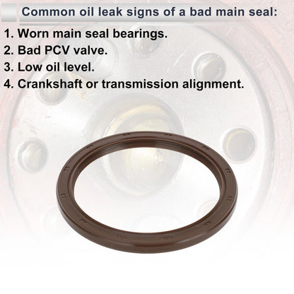 1 Pc Rear Crankshaft Oil Seal for Hyundai Sonata, Kia (No. 1052A118)