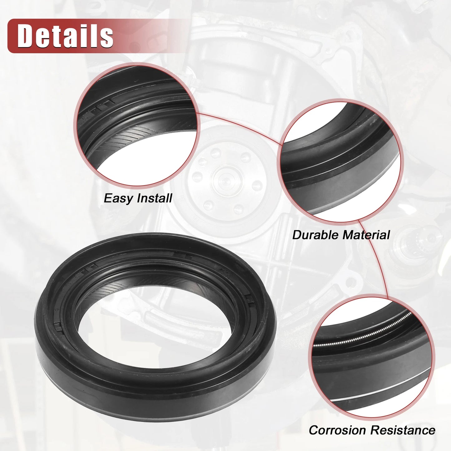 Crankshaft Seal No. 90311-41007 for Toyota 4Runner, Lexus (1987–2018)