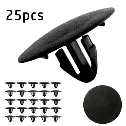 25 x Fixed Clip Black Fastener for Toyota Hood Insulation