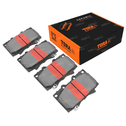 Set of 4 Front Disc Brake Pads for Lexus LX470 LX450 (1998–2007)