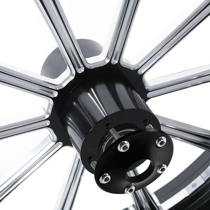 Dual Disc Front Wheel Hub Cap Cover for Harley Touring Glide (2008-2024)