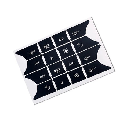 Door A/C Window Radio Button Repair Sticker for Mercedes-Benz (2007-2014)