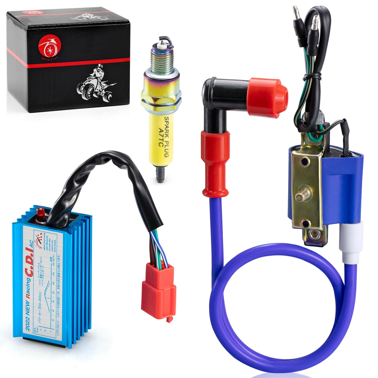 5Pin AC CDI Ignition Coil for GY6 70cc 90cc 110cc ATV Dirt Bike (2000–2023)