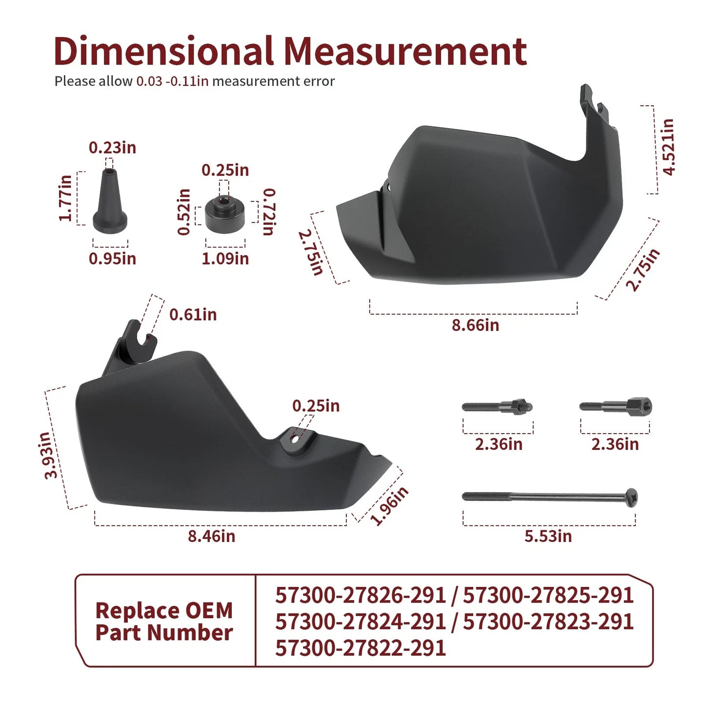 Hand Guards for Suzuki V Strom DL650 (2004–2011)