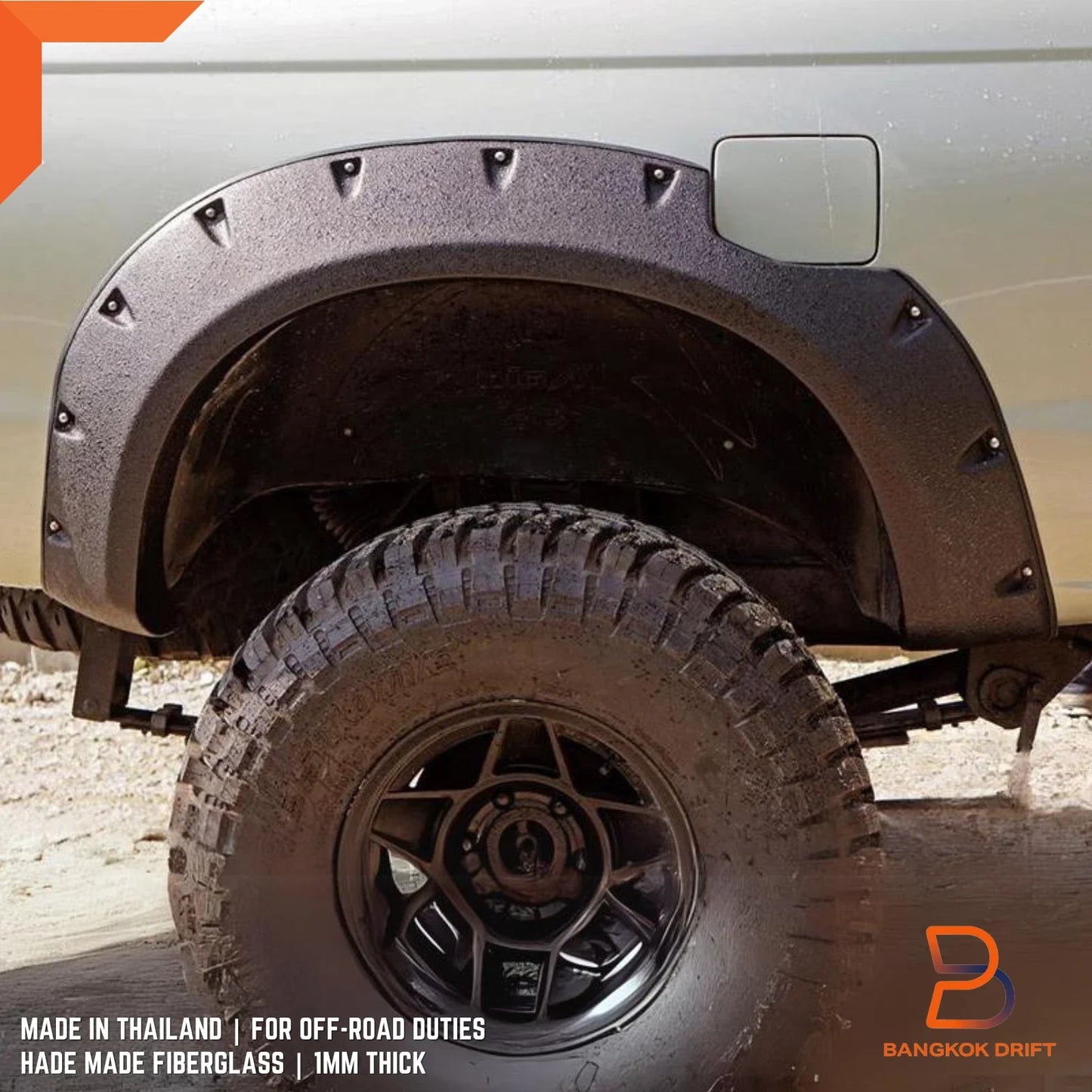 Off Road Jungle Fender Flare Arch for Nissan Navara D22 (1997-2005)