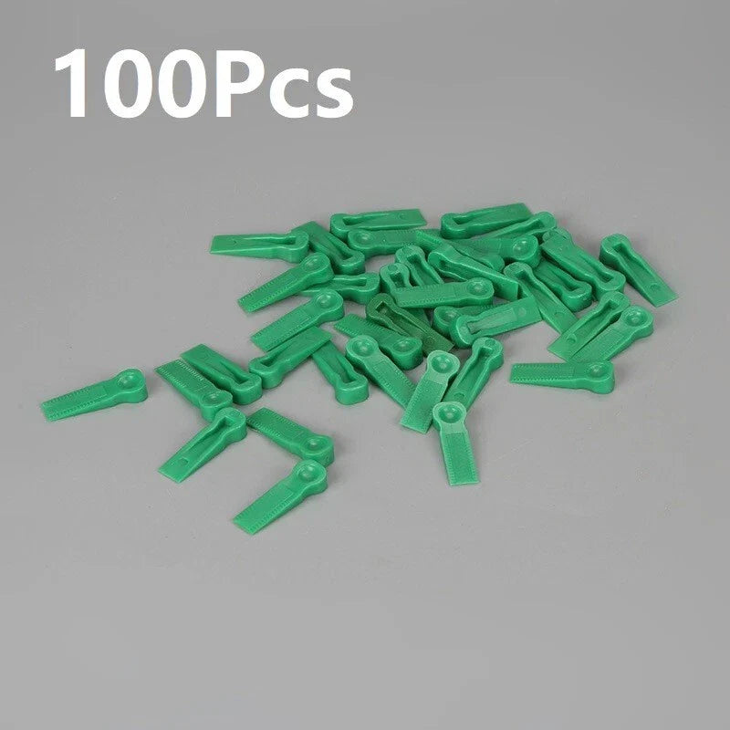 Tile Spacers 100Pcs for Tiling Tool Wall Clips Positioning Reusable Spacers
