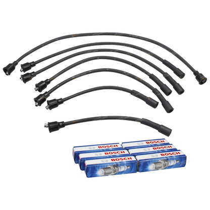 Ignition Leads + Spark Plugs Set for Landcruiser FJ75 (1986–1992)