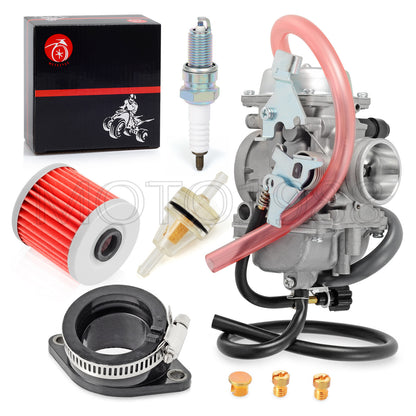 Carburetor and Intake Manifold for Kawasaki KLF300-C Bayou 300 (1996–2005)