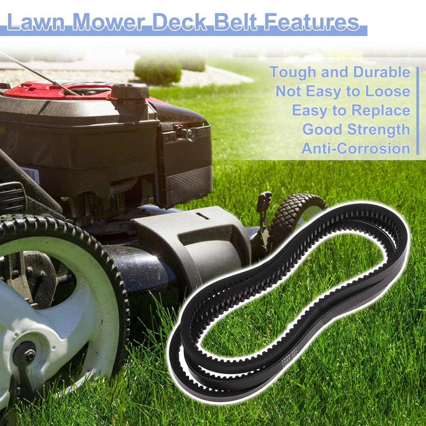 Lawn Mower Deck Belt for Exmark Radius E S X Series (Zero-Turn)